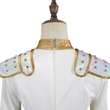Traje blanco de cosplay para niños Zoey Traje de Halloween y carnaval