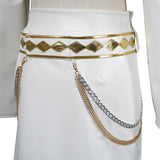 Traje blanco de cosplay para niños Zoey Traje de Halloween y carnaval