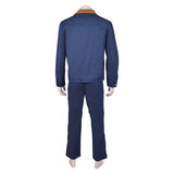 Traje de cosplay azul de Dmitri Antonov de Stranger Things para hombre adulto traje de fiesta de carnaval y Halloween.  