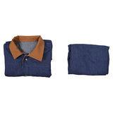 Traje de cosplay azul de Dmitri Antonov de Stranger Things para hombre adulto traje de fiesta de carnaval y Halloween.  