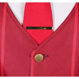 Traje de cosplay de Alastor Red del Hotel Hazbin para hombre adulto traje para fiesta de carnaval y Halloween