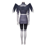 Traje de cosplay Hazbin Hotel Vaggie Lute Grey para mujer adulta traje para fiesta de Halloween y carnaval