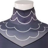 Traje de cosplay Hazbin Hotel Vaggie Lute Grey para mujer adulta traje para fiesta de Halloween y carnaval