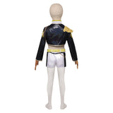 Traje de cosplay negro para niños Rumi Traje para fiesta de Halloween y carnaval