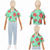 Traje de cosplay para niños Abby Green para Halloween y fiestas de carnaval