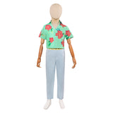 Traje de cosplay para niños Abby Green para Halloween y fiestas de carnaval