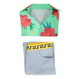 Traje de cosplay para niños Abby Green para Halloween y fiestas de carnaval