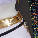 Traje de cosplay para niños Rumi Black Gold Traje de Halloween y carnaval