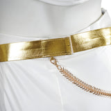 Traje de cosplay para niños Rumi Chaleco blanco Traje de carnaval para Halloween