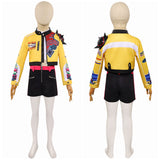 Traje de cosplay para niños Rumi Traje amarillo Traje de Halloween y carnaval