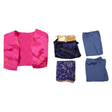 Traje de cosplay rosa Rumi para mujer adulta traje para fiesta de Halloween y carnaval