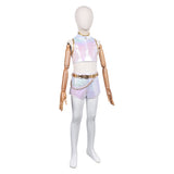 Traje de cosplay Rumi con top corto blanco para niños, hombres y mujeres Traje de Halloween y carnaval