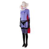 Traje de cosplay Valentino Purple Hazbin Hotel para mujer adulta, traje para fiesta de carnaval y Halloween.