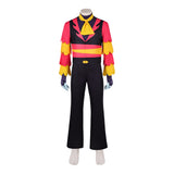 Traje de cosplay Vox Black del Hazbin Hotel para hombre adulto traje para fiesta de carnaval y Halloween.
