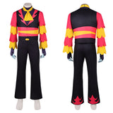 Traje de cosplay Vox Black del Hazbin Hotel para hombre adulto traje para fiesta de carnaval y Halloween.