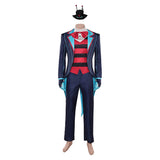 Traje de cosplay Vox Blue de Hazbin Hotel para hombres adultos Traje para fiesta de Halloween y carnaval.