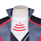 Traje de Cosplay Vox Negro de Hazbin Hotel para Hombre Adulto, Disfraz para Fiesta de Halloween o Carnaval