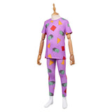 Traje de cosplay Zoey Purple pijama traje para Halloween y carnaval