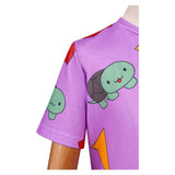 Traje de cosplay Zoey Purple pijama traje para Halloween y carnaval