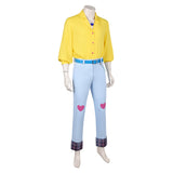 Traje romántico amarillo para hombre adulto disfraz de cosplay traje de carnaval para Halloween