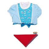 Vestido azul de cosplay de Holly Wheeler de Stranger Things para niños, para Halloween y fiestas de carnaval