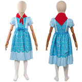 Vestido azul de cosplay de Holly Wheeler de Stranger Things para niños, para Halloween y fiestas de carnaval