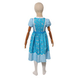 Vestido azul de cosplay de Holly Wheeler de Stranger Things para niños, para Halloween y fiestas de carnaval