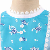 Vestido azul de cosplay de Holly Wheeler de Stranger Things para niños, para Halloween y fiestas de carnaval