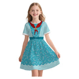 Vestido azul de Holly Wheeler de Stranger Things para niños, para fiestas de Halloween y carnaval