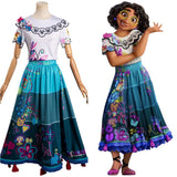 Anime Encanto - Mirabel Cosplay Disfraz Traje Vestido Falda Fiesta Halloween Carnaval