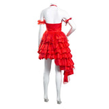 Película The Suicide Squad 2021 Harley Quinn Cosplay Halloween Vestido Roja Fiesta Carnaval Disfraz Per.