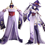 Juego Genshin Impact Raiden Shogun Cosplay Disfraz Traje Vestido Halloween Carnaval DISFRAZDEDIADEBRUJAS.ES®