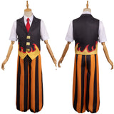 Anime Demon Slayer Rengoku Kyoujurou Cosplay Disfraz Adulto Traje De carnaval Halloween Fiesta