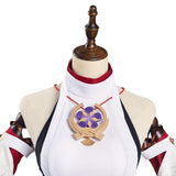 Juego Genshin Impact - Yae Miko Cosplay Halloween Disfraz Falda Vestido Carnaval Traje Per.