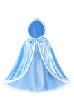 Niño invierno princesa capa con capucha Navidad Fiesta cosplay disfraces Halloween carnaval