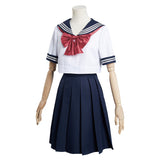 Anime Akebi‘s Sailor Uniform - Komichi Akebi Uniforme Cosplay Traje Disfraz Falda Vestido Carnaval Navidad