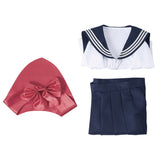 Anime Akebi‘s Sailor Uniform - Komichi Akebi Uniforme Cosplay Traje Disfraz Falda Vestido Carnaval Navidad