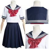 Anime Akebi‘s Sailor Uniform - Komichi Akebi Uniforme Cosplay Traje Disfraz Falda Vestido Carnaval Navidad