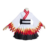 Anime Demon Slayer Rengoku Kyoujurou Kimono Vestido Cosplay Disfraz Navidad Carnaval Fiesta Traje