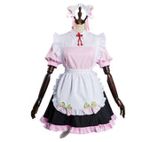 Anime Demon Slayer Tsuyuri Kanao cosplay Mucama Lolita Cosplay Vestido Gato Oreja Fiesta Disfraz-DISFRAZDEDIADEBRUJAS.ES®