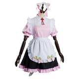 Anime Demon Slayer Tsuyuri Kanao cosplay Mucama Lolita Cosplay Vestido Gato Oreja Fiesta Disfraz-DISFRAZDEDIADEBRUJAS.ES®