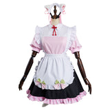 Anime Demon Slayer Tsuyuri Kanao cosplay Mucama Lolita Cosplay Vestido Gato Oreja Fiesta Disfraz-DISFRAZDEDIADEBRUJAS.ES®