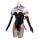 Juego Genshin Impact Shen He Cosplay Navidad Disfraz Traje Vestido Falda