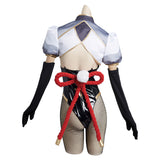 Juego Genshin Impact Shen He Cosplay Navidad Disfraz Traje Vestido Falda