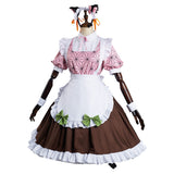 Anime Demon Slayer Kamado Nezuko Mucama Lolita Cosplay Fiesta Disfraz Falda Vestido Traje-DISFRAZDEDIADEBRUJAS.ES®