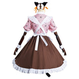 Anime Demon Slayer Kamado Nezuko Mucama Lolita Cosplay Fiesta Disfraz Falda Vestido Traje-DISFRAZDEDIADEBRUJAS.ES®