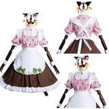 Anime Demon Slayer Kamado Nezuko Mucama Lolita Cosplay Fiesta Disfraz Falda Vestido Traje-DISFRAZDEDIADEBRUJAS.ES®