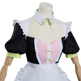 Anime Demon Slayer Kanroji Mitsuri Mucama Lolita Cosplay Fiesta Disfraz Falda Vestido Exposición Traje-DISFRAZDEDIADEBRUJAS.ES®