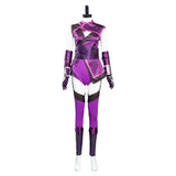 Juego Mortal Kombat 11-Mileena Cosplay Disfraz Navidad Halloween Carnaval Fiesta Traje