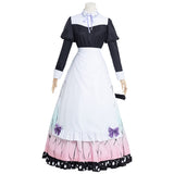 Anime Demon Slayer Kochou Shinobu Mucama Cosplay Navidad Disfraz Falda Vestido Larga Carnaval Traje-DISFRAZDEDIADEBRUJAS.ES®